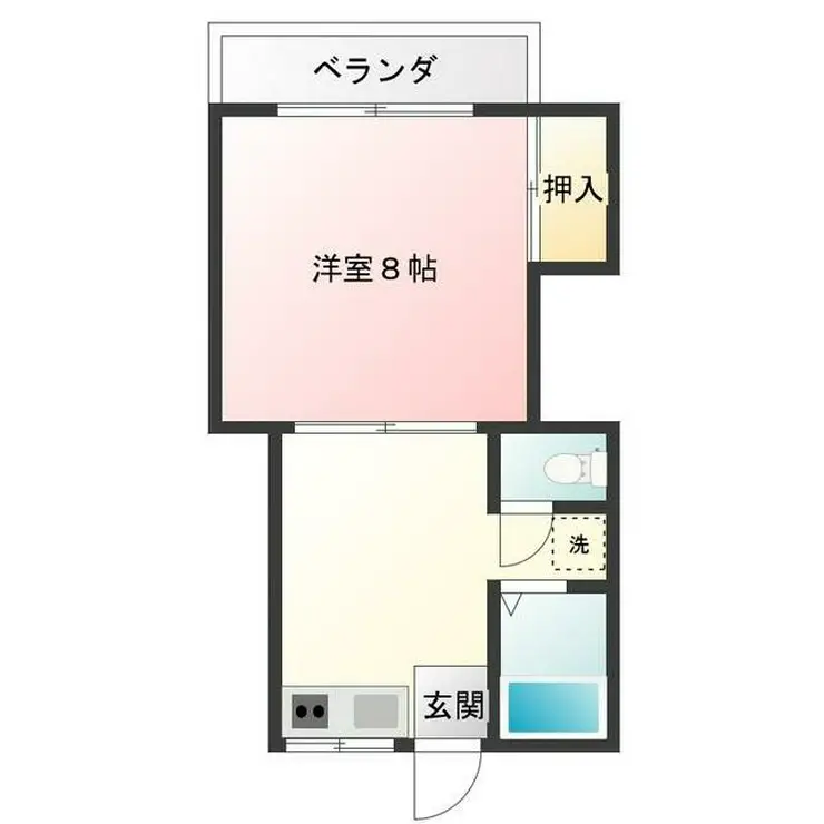 メゾネット泉 1階階 間取り