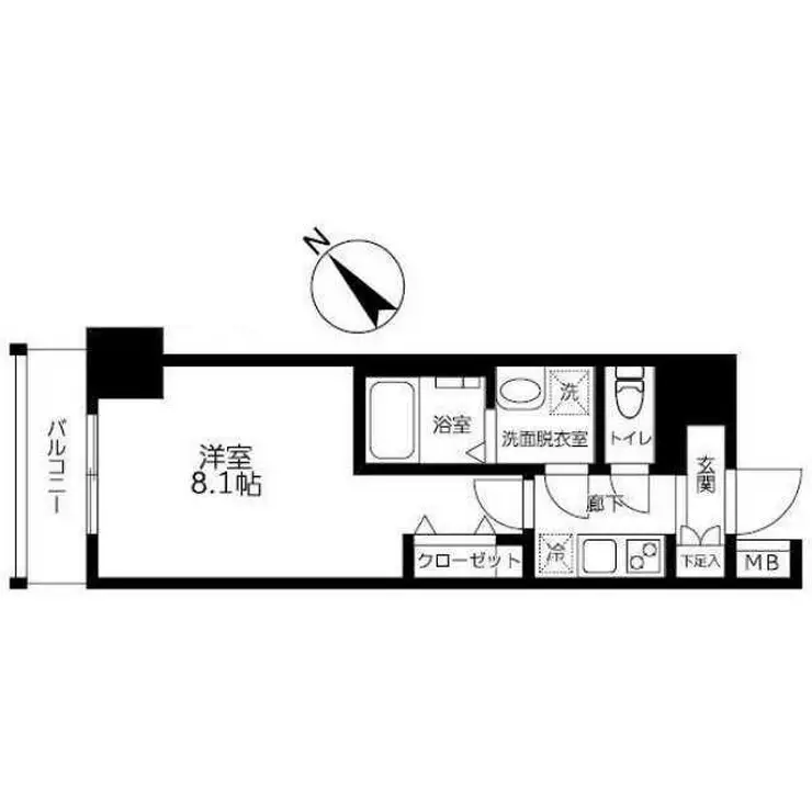 アイル東京向島参番館 7階階 間取り