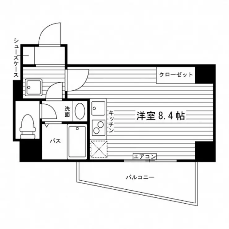 エスポレンテ新百合ヶ丘 1階階 間取り