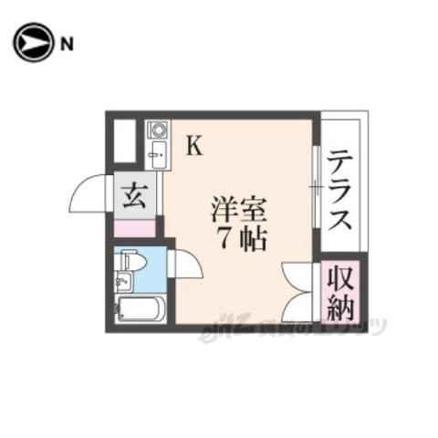 プレアール上神田(ワンルーム/2階)の間取り写真