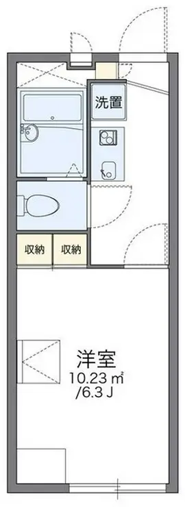 レオパレスいずみ 3階階 間取り
