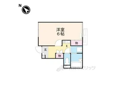 レオネクストカシオペア(1K/2階)の間取り写真