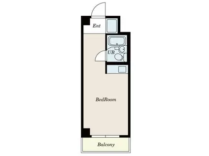シャルム・アマノ(1K/2階)の間取り写真