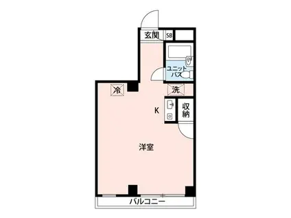 マイナビSTAYパレス千鳥3丁目(ワンルーム/3階)の間取り写真