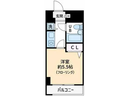 レクセル武蔵関(1K/4階)の間取り写真