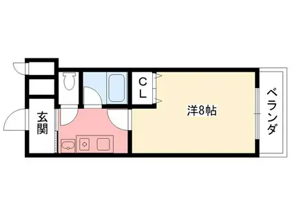 I.T.Y(1K/3階)の間取り写真