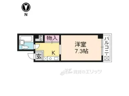 プルミエール青山(1K/3階)の間取り写真