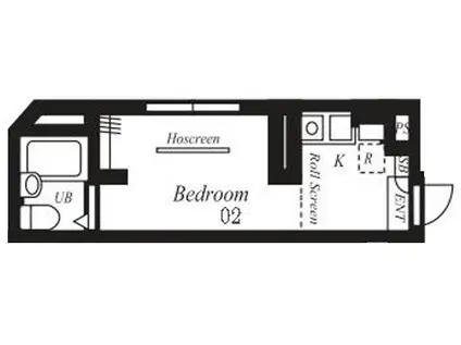 プラチナフォルム西巣鴨(ワンルーム/3階)の間取り写真
