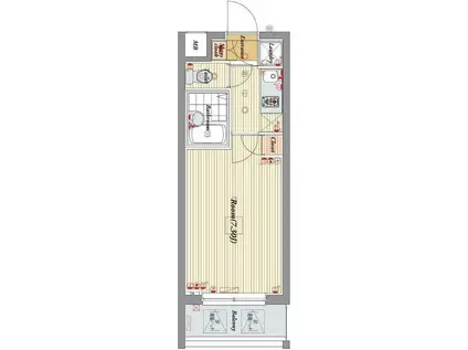 ビバリーホームズ中村橋(1K/3階)の間取り写真