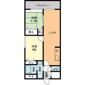 ロイヤル太平洋(2LDK/5階)の間取り写真