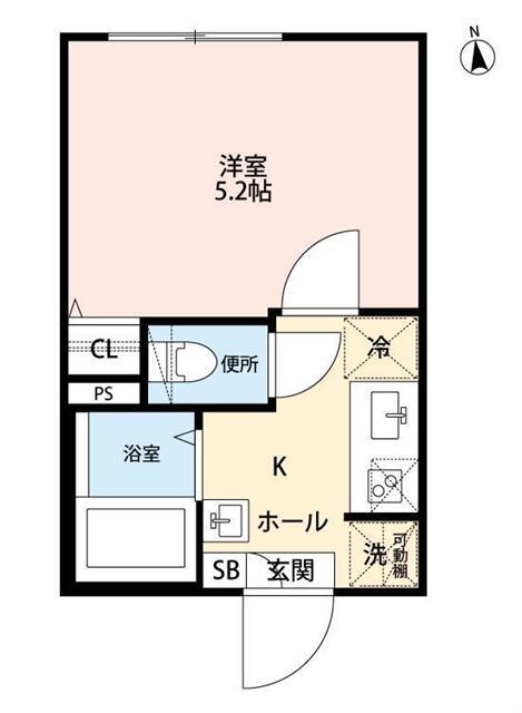 グランクオール南砂町センターレジデンス(1K/3階)の間取り写真