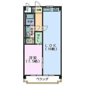 THE FIRST平針(1LDK/3階)の間取り写真