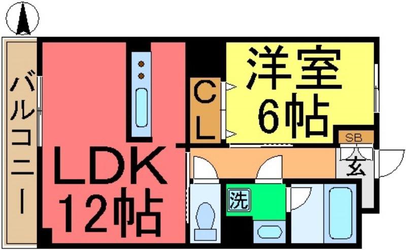 LS BUIL CRAFT(1LDK/2階)の間取り写真