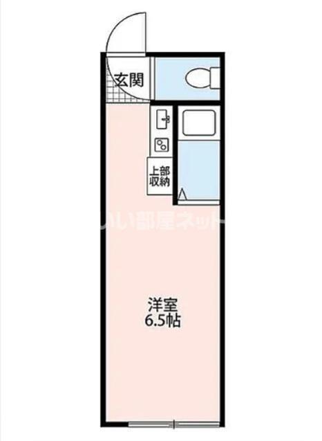 エルミタージュ(1K/2階)の間取り写真