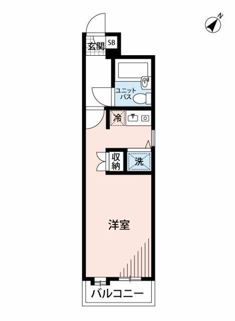 マイナビSTAYパレス板橋西台(ワンルーム/3階)の間取り写真