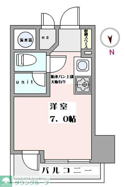ライオンズステーションプラザ半蔵門(ワンルーム/6階)の間取り写真