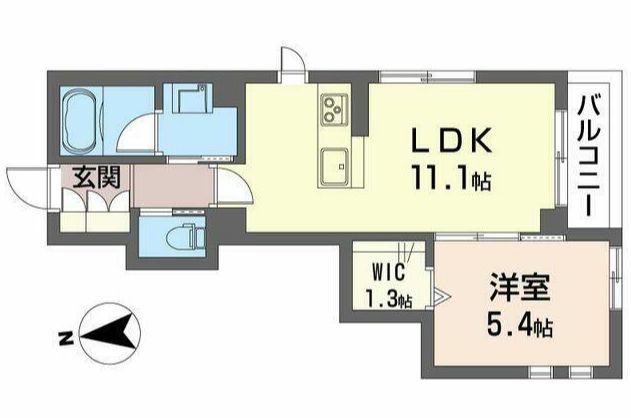プロキシマ アルチェ(1LDK/3階)の間取り写真