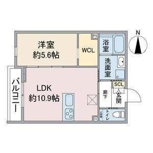 CEST MERVEILLEUX(1LDK/3階)の間取り写真