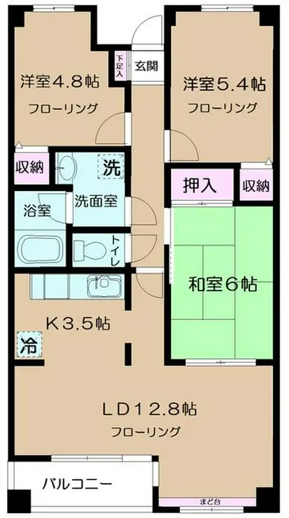 シルクフォルム 6階階 間取り