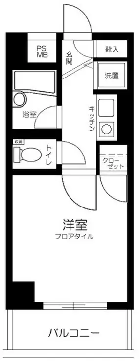 プレール西新宿 3階階 間取り