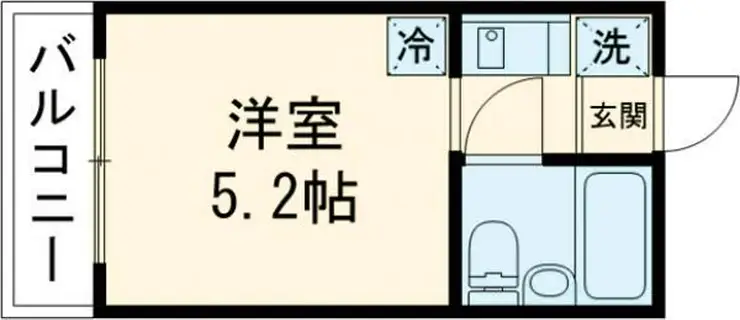 シャトル五反野 2階階 間取り