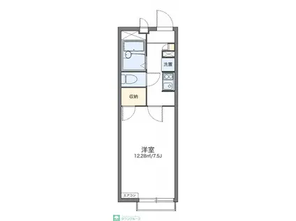 レオパレスNEXT DOOR(1K/2階)の間取り写真