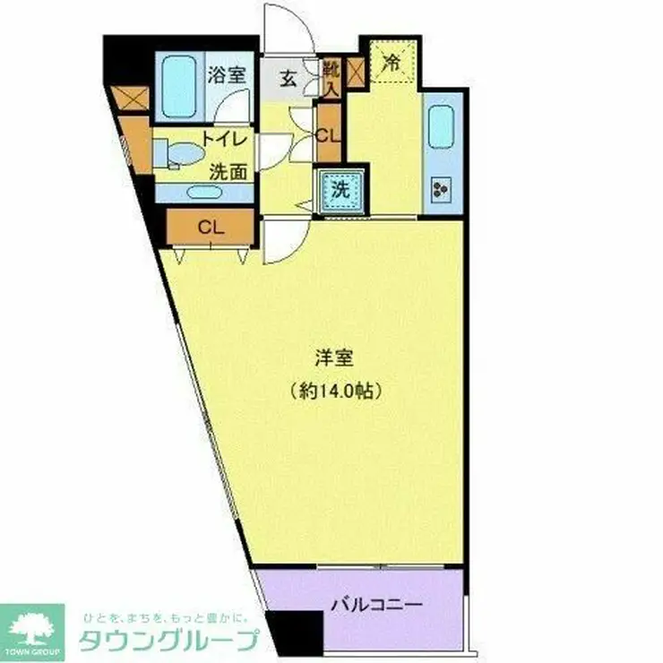 シンシア新中野 8階階 間取り