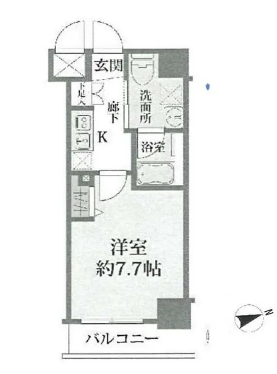 クレイシア芝浦ウォーターフロント 5階階 間取り