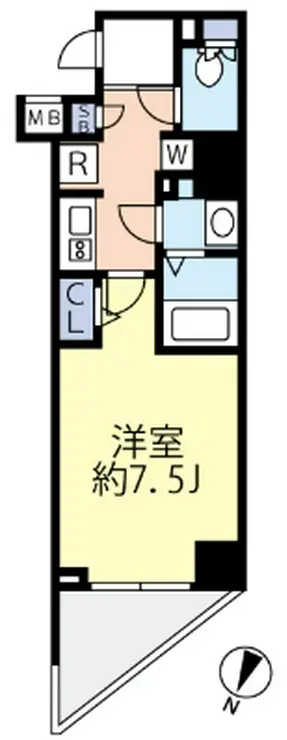 グランヴァン練馬桜台 6階階 間取り
