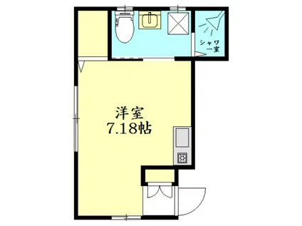 SEASIDE VILLA ZUSHI(ワンルーム/1階)の間取り写真