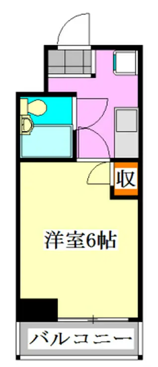 ベイステート安間 7階階 間取り