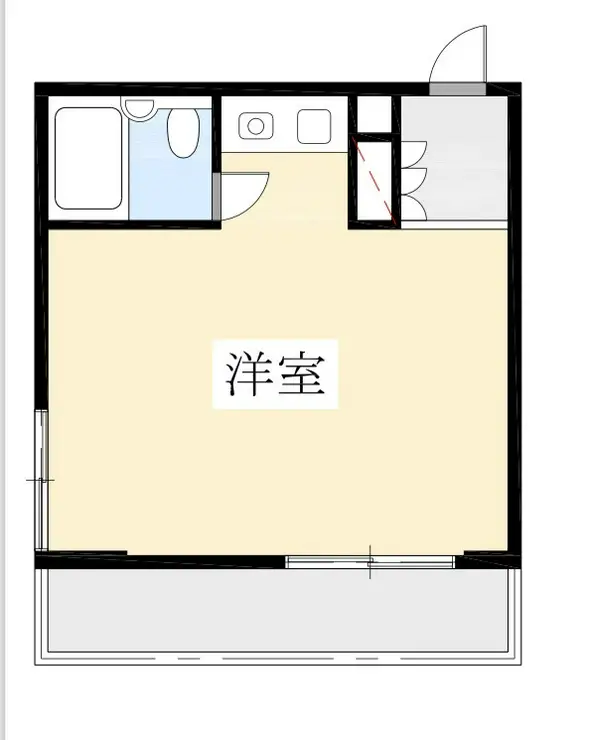 パークノヴァ渋谷 4階階 間取り