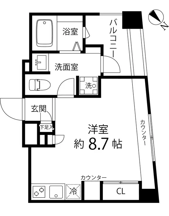 レニール本駒込 10階階 間取り