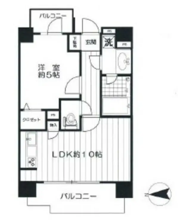 ライオンズマンション白金台 6階階 間取り
