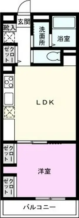 リブリ・富士見ガーデン 3階階 間取り