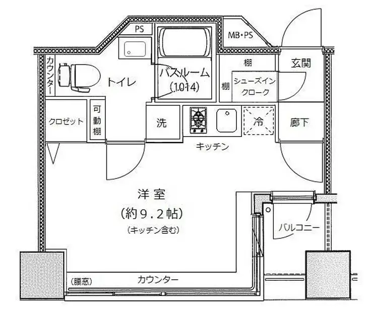 アイフォート千住曙町 8階階 間取り