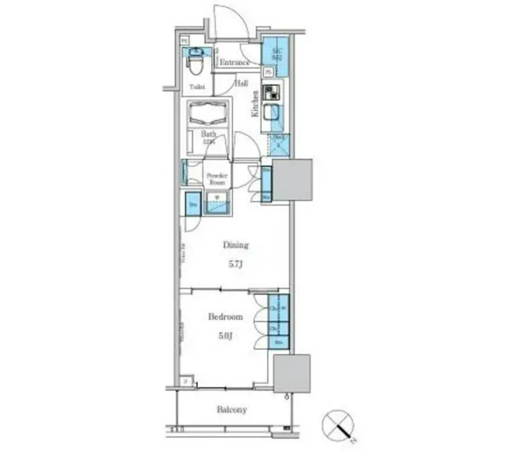 パークアクシス滝野川ラブリーズ 11階階 間取り