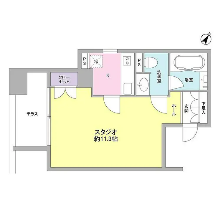 コンフォリア南青山 3階階 間取り