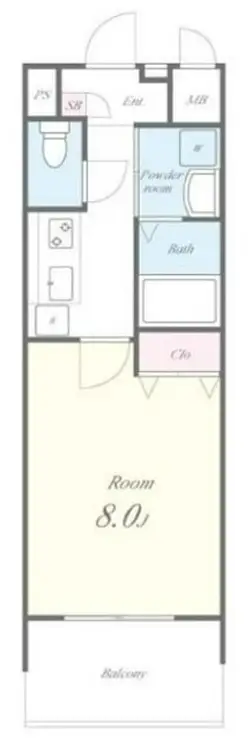 エリヴィエール 11階階 間取り