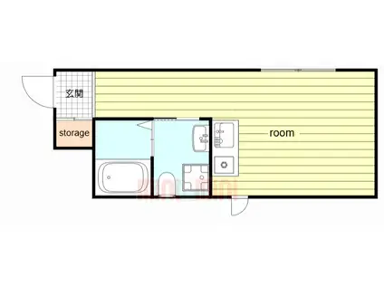 ハッピーライフ甲子園口駅前(ワンルーム/3階)の間取り写真