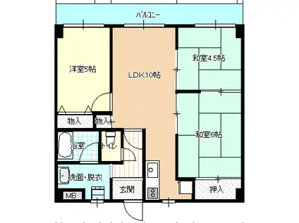 グランドハイムローレル(3LDK/3階)の間取り写真