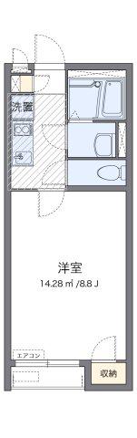 クレイノ蔵(1K/2階)の間取り写真