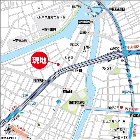 セレニテ阿波座ミラク(1LDK/11階)の間取り写真