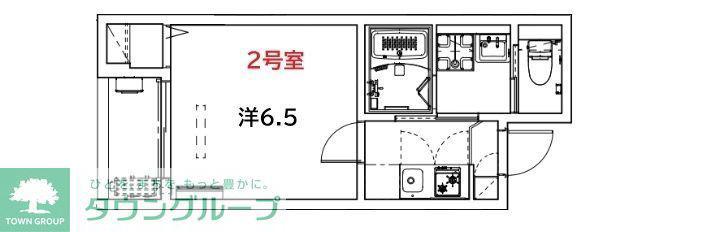 ILE DE LA MAIN ELEVEE HIGASHIURAWA(1K/3階)の間取り写真