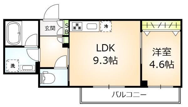 目白GREEN HILLS(1LDK/3階)の間取り写真