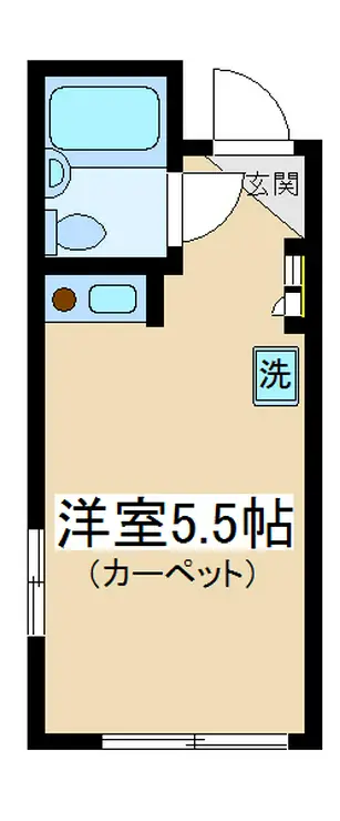 ベルブラン2 1階階 間取り