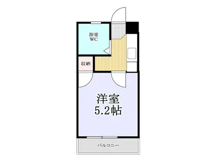 マイライフ名取(1K/2階)の間取り写真