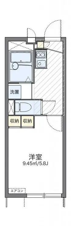 レオパレスHATUNEII 1階階 間取り