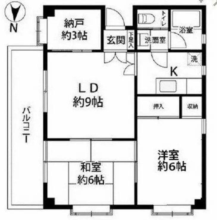 ウェルシャン白山 2階階 間取り