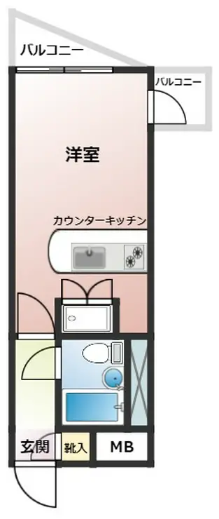 グランデール池尻 1階階 間取り
